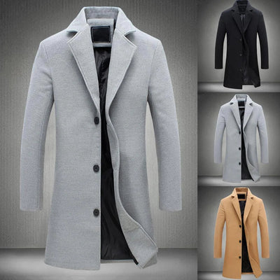Josiah | Long winter jacket for men